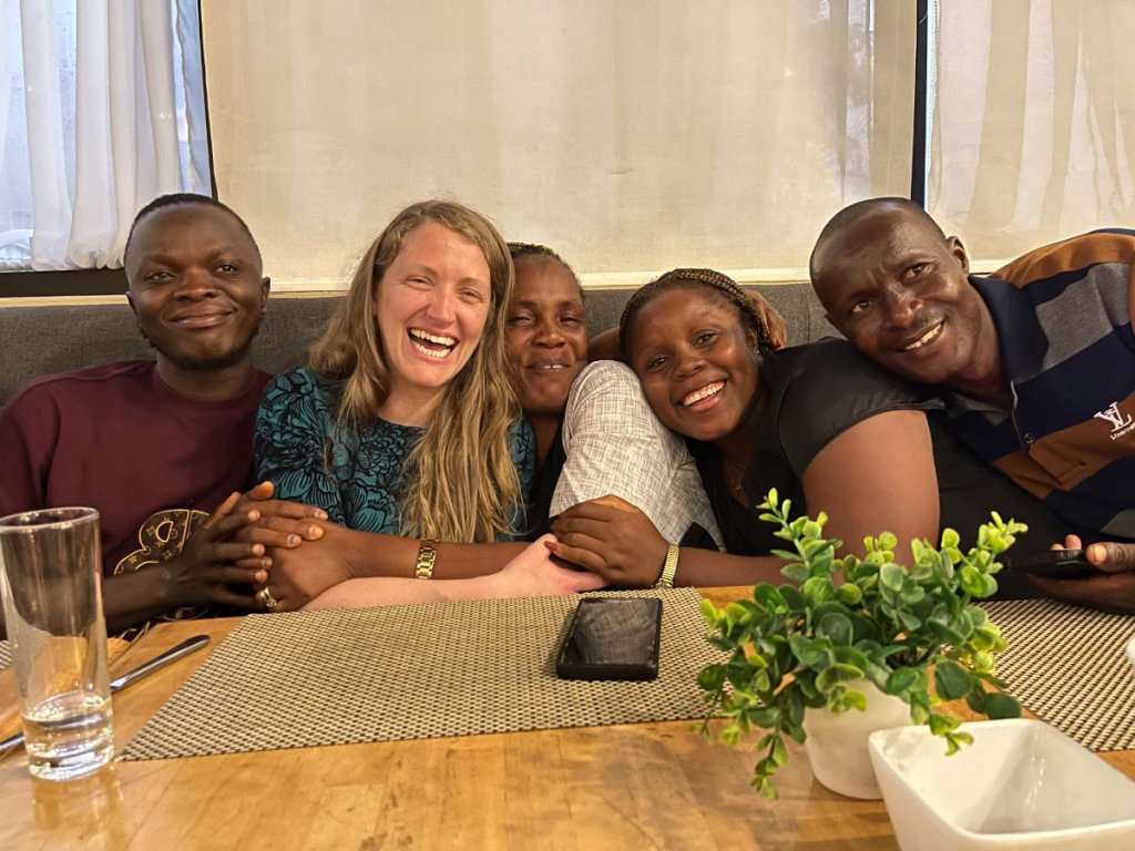 Brooke Allison and friends in Liberia